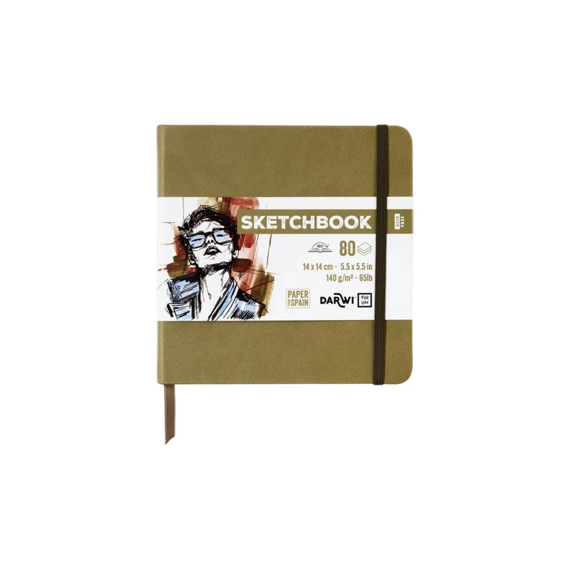 DARWI | Carnets Sketchbook Skizzenbuch in verschiedenen Grössen 140 g/m2