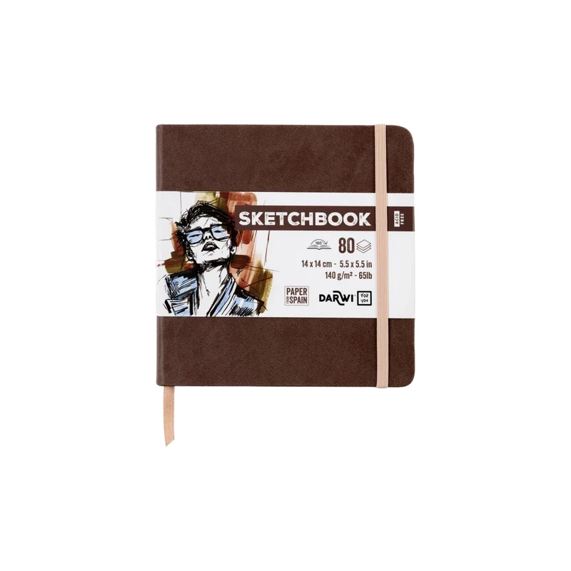 DARWI | Carnets Sketchbook Skizzenbuch in verschiedenen Grössen 140 g/m2