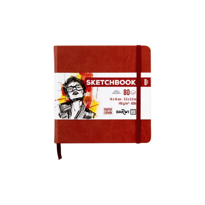 DARWI | Carnets Sketchbook Skizzenbuch in verschiedenen Grössen 140 g/m2