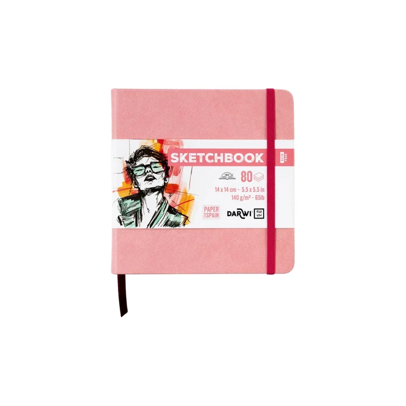 DARWI | Carnets Sketchbook Skizzenbuch in verschiedenen Grössen 140 g/m2