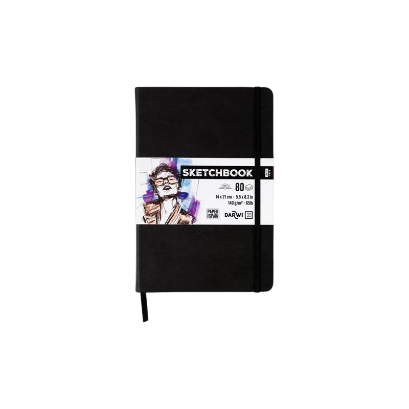 DARWI | Carnets Sketchbook Skizzenbuch in verschiedenen Grössen 140 g/m2