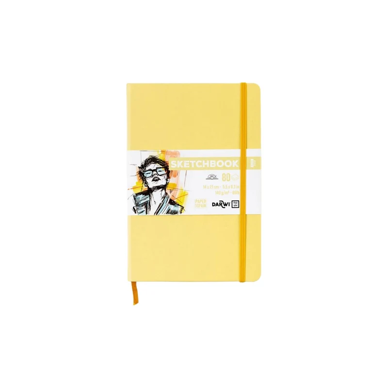 DARWI | Carnets Sketchbook Skizzenbuch in verschiedenen Grössen 140 g/m2