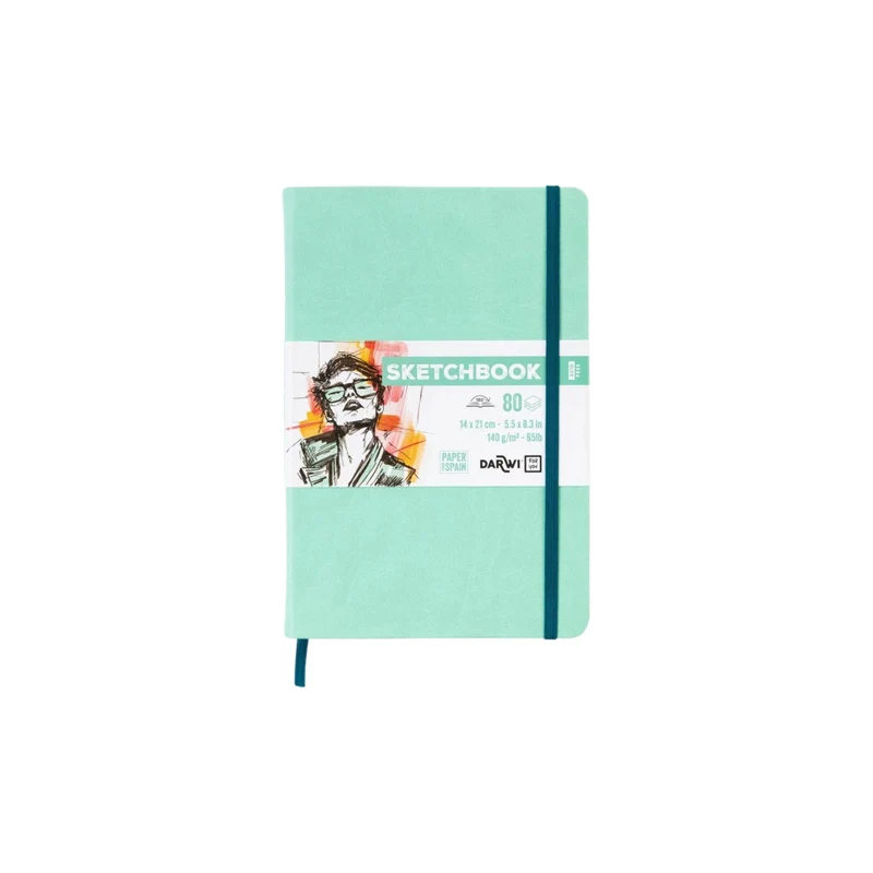 DARWI | Carnets Sketchbook Skizzenbuch in verschiedenen Grössen 140 g/m2
