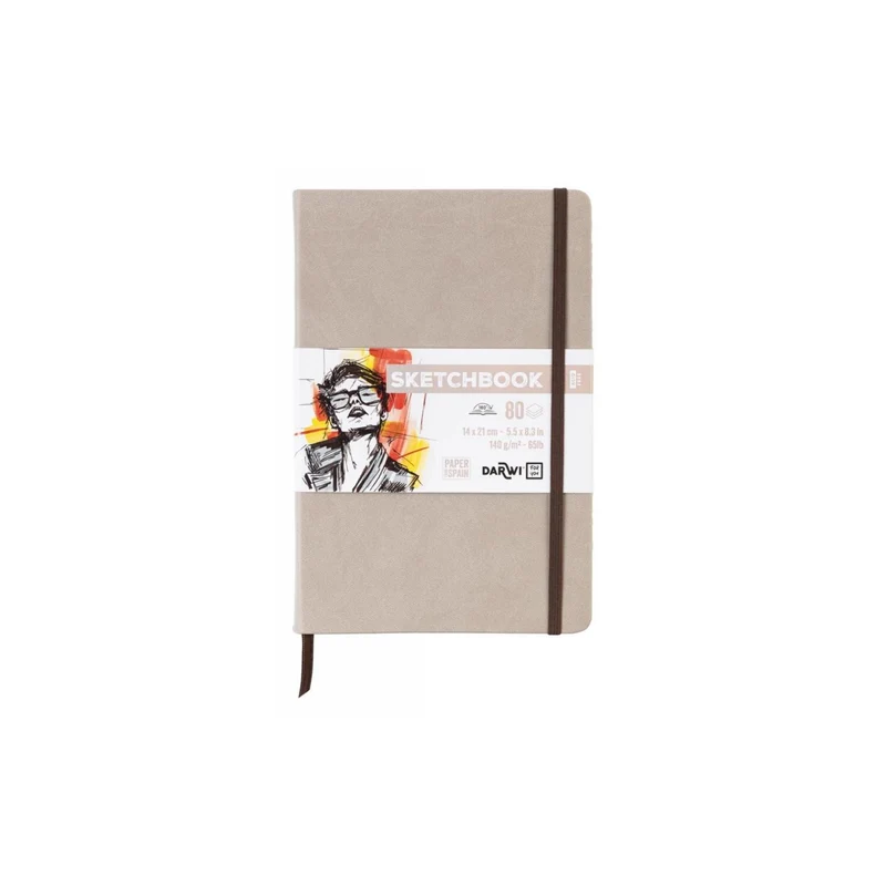 DARWI | Carnets Sketchbook Skizzenbuch in verschiedenen Grössen 140 g/m2