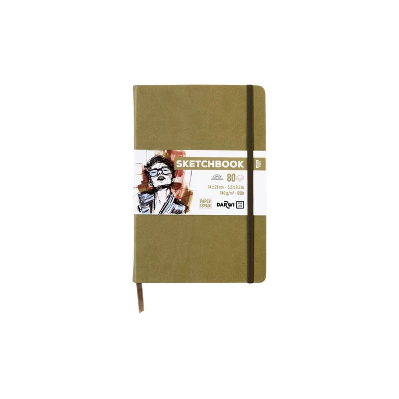 DARWI | Carnets Sketchbook Skizzenbuch in verschiedenen Grössen 140 g/m2