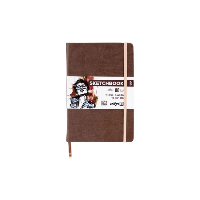 DARWI | Carnets Sketchbook Skizzenbuch in verschiedenen Grössen 140 g/m2