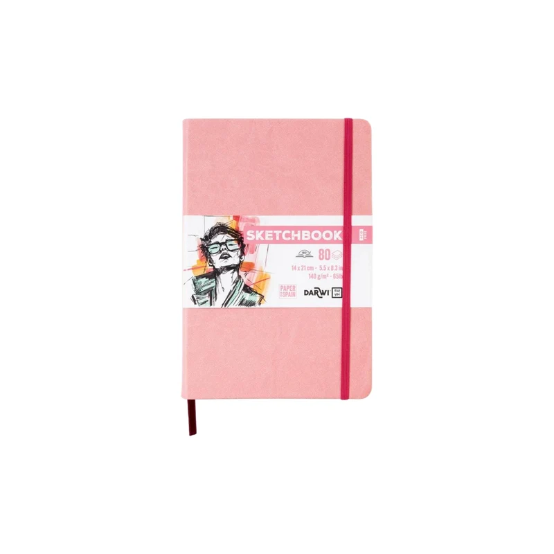 DARWI | Carnets Sketchbook Skizzenbuch in verschiedenen Grössen 140 g/m2