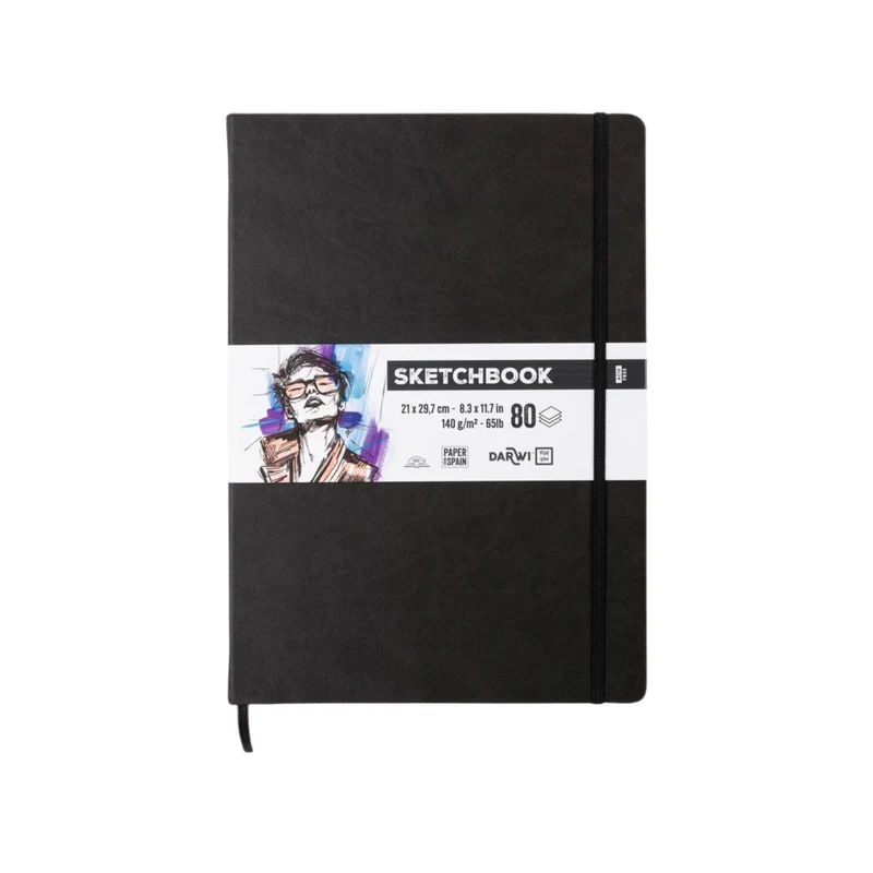 DARWI | Carnets Sketchbook Skizzenbuch in verschiedenen Grössen 140 g/m2