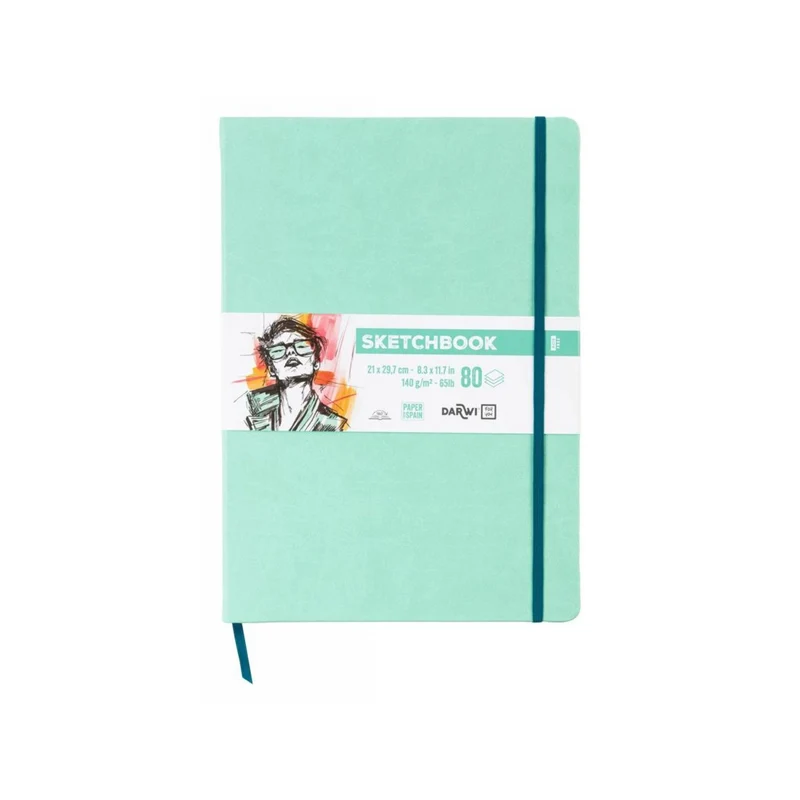 DARWI | Carnets Sketchbook Skizzenbuch in verschiedenen Grössen 140 g/m2