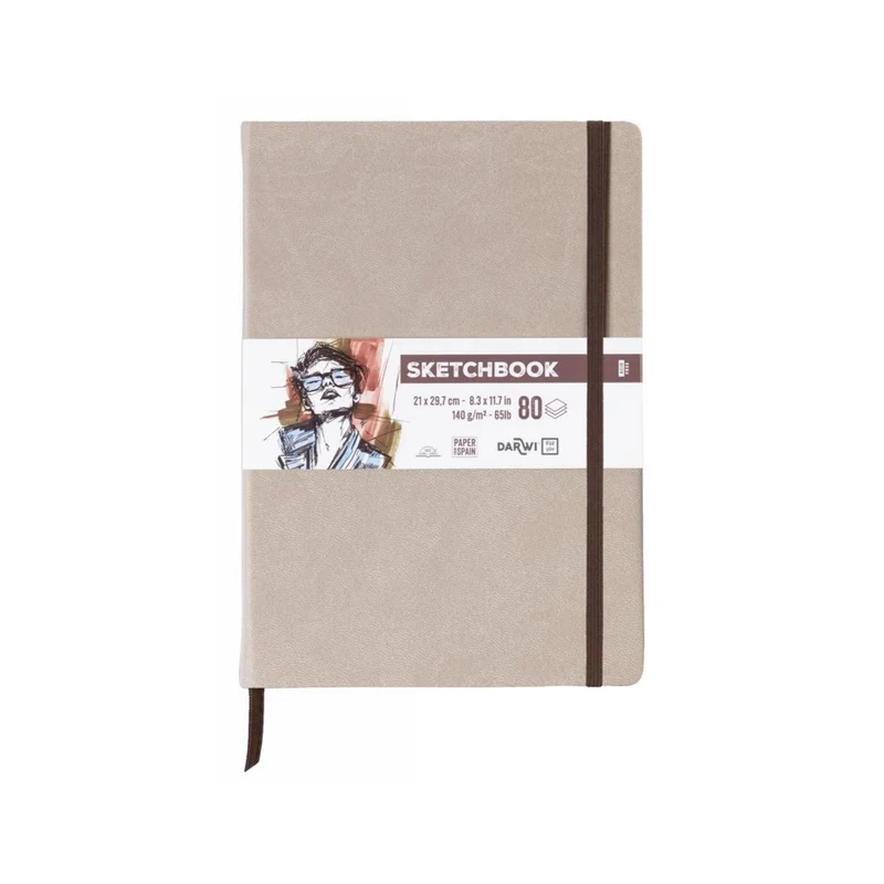 DARWI | Carnets Sketchbook Skizzenbuch in verschiedenen Grössen 140 g/m2