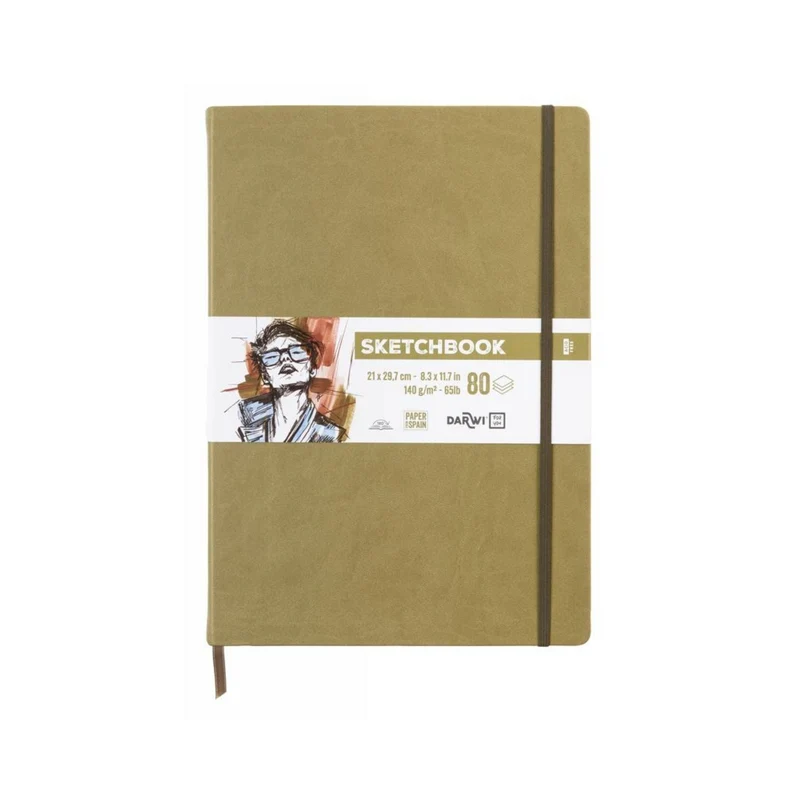 DARWI | Carnets Sketchbook Skizzenbuch in verschiedenen Grössen 140 g/m2