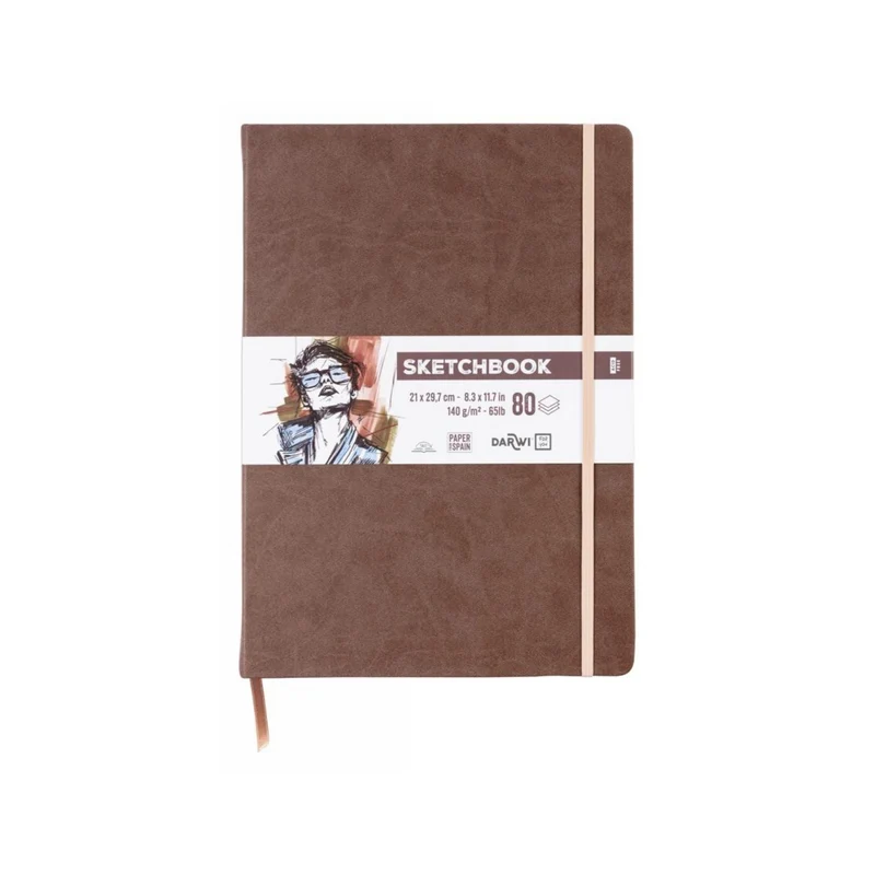 DARWI | Carnets Sketchbook Skizzenbuch in verschiedenen Grössen 140 g/m2