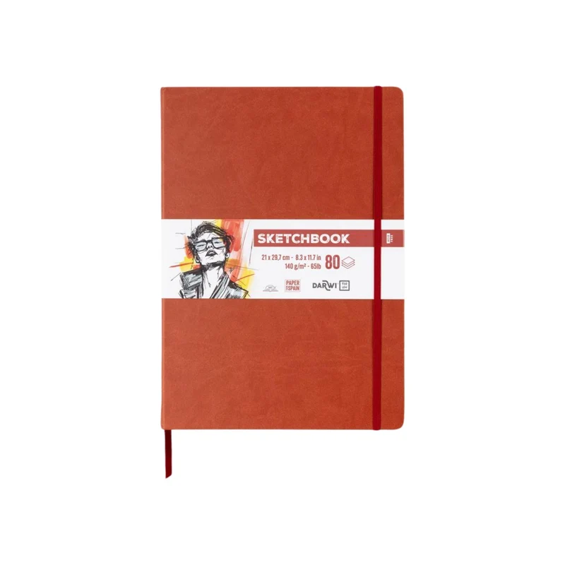 DARWI | Carnets Sketchbook Skizzenbuch in verschiedenen Grössen 140 g/m2