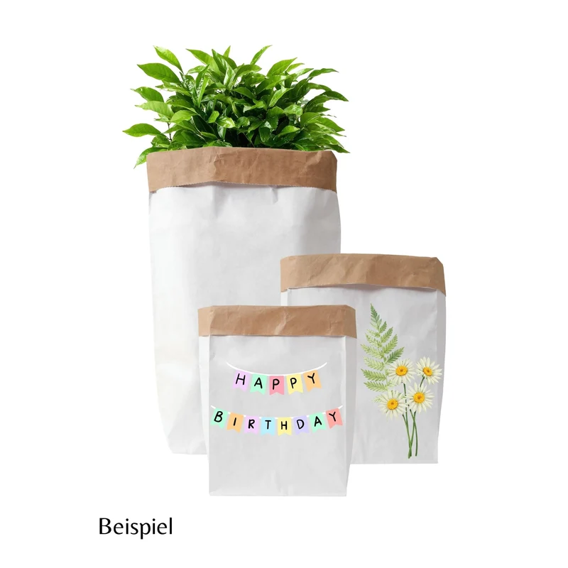 Marpa Jansen | Paper Bags Papiertüten Set Weiss 3 Stück