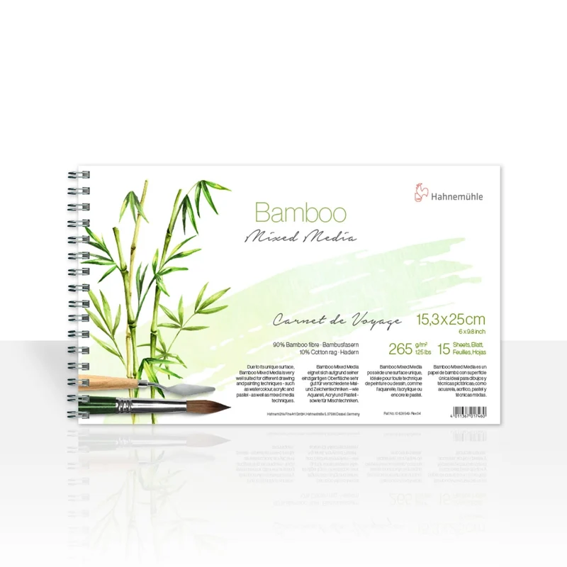 Hahnemühle | Bamboo Mixed Media Carnet de Voyage Block