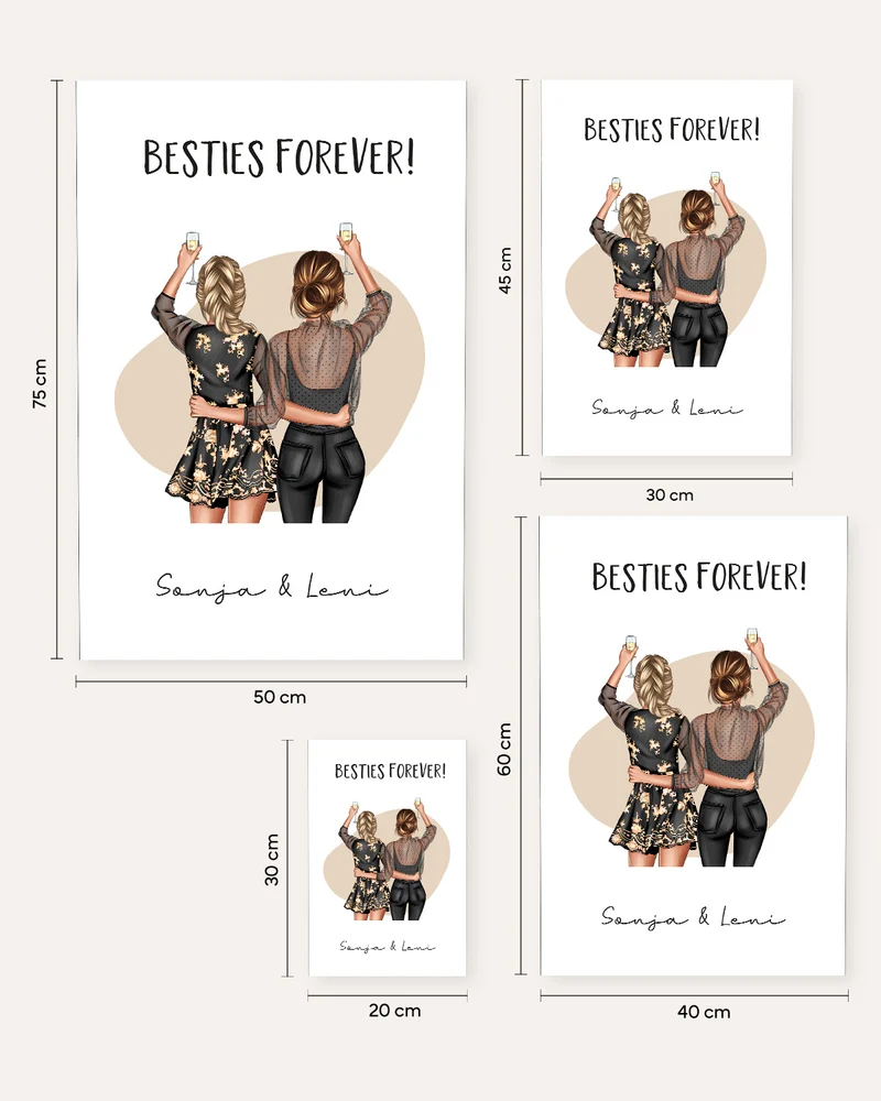Besties forever! - Poster