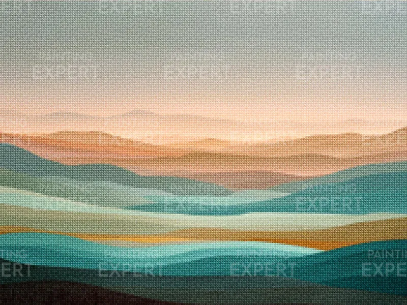 Diamond Painting Abstrakte Landschaft