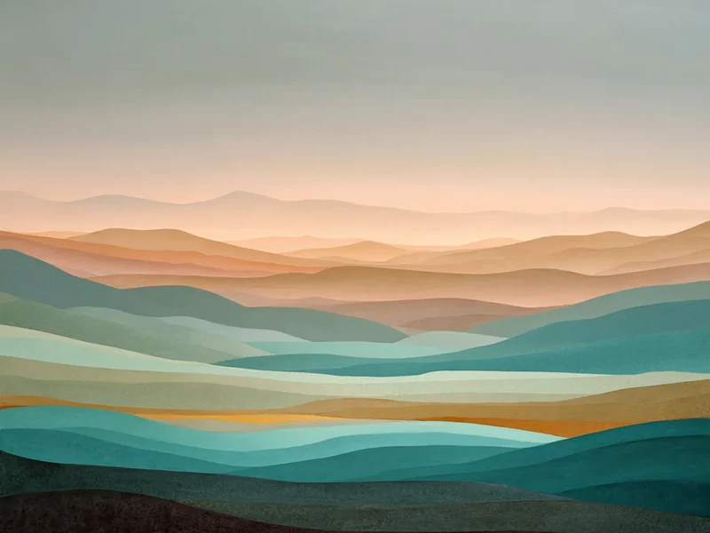 Diamond Painting Abstrakte Landschaft