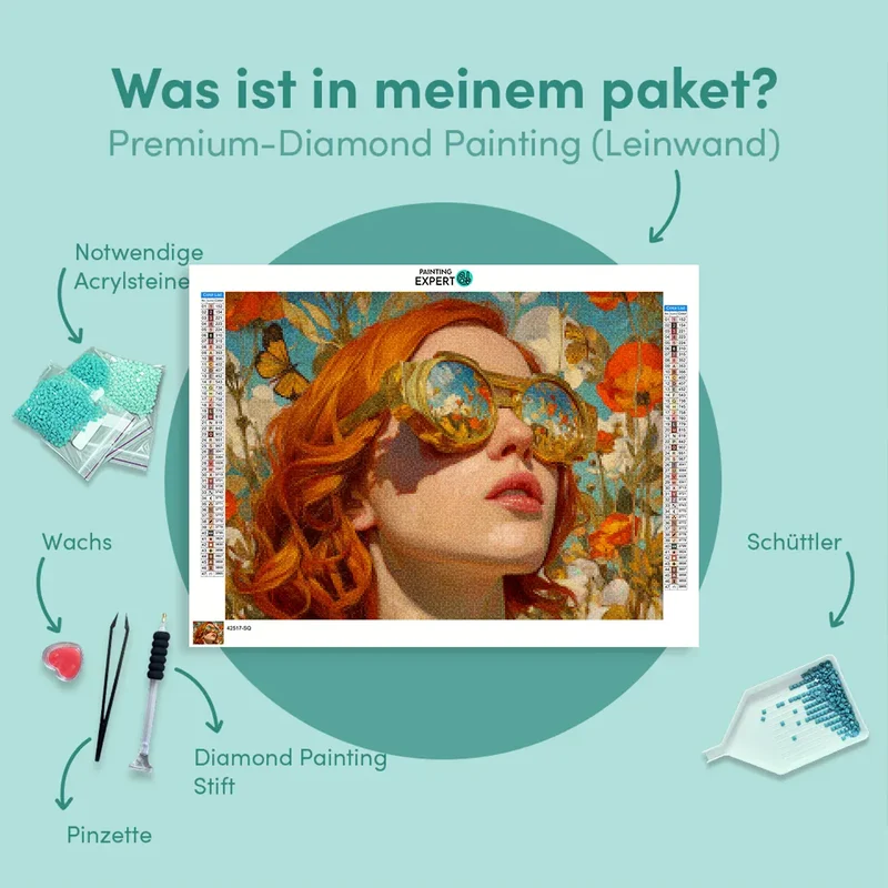 Diamond Painting Blumensymphonie