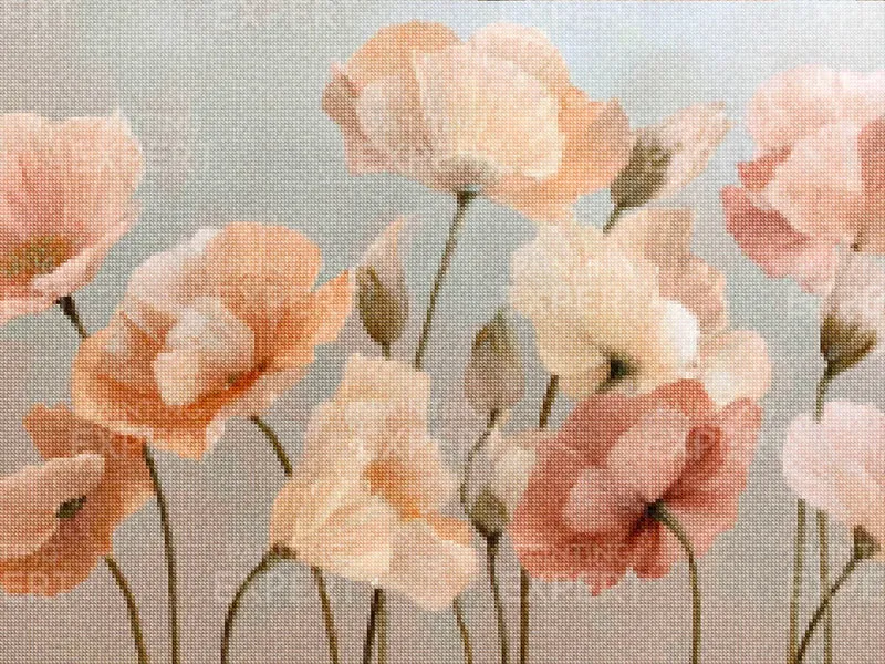 Diamond Painting Mohnblumen in sanften Farben