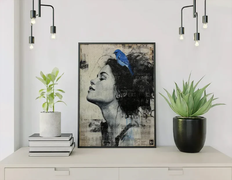 Diamond Painting Wegziehende Wolken