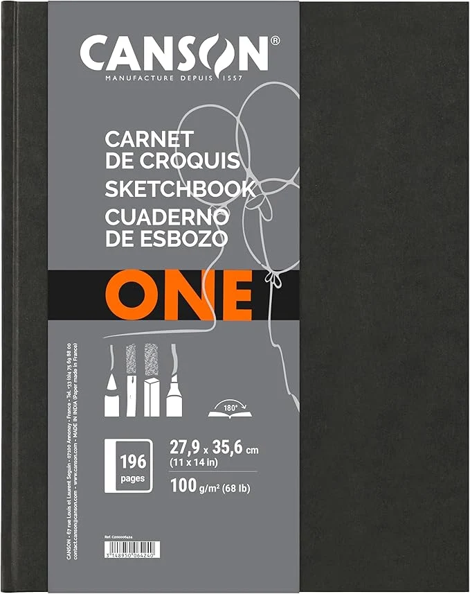 NEU: CANSON One Art Book XXL (27,9x35,6|98BL|gebunden)