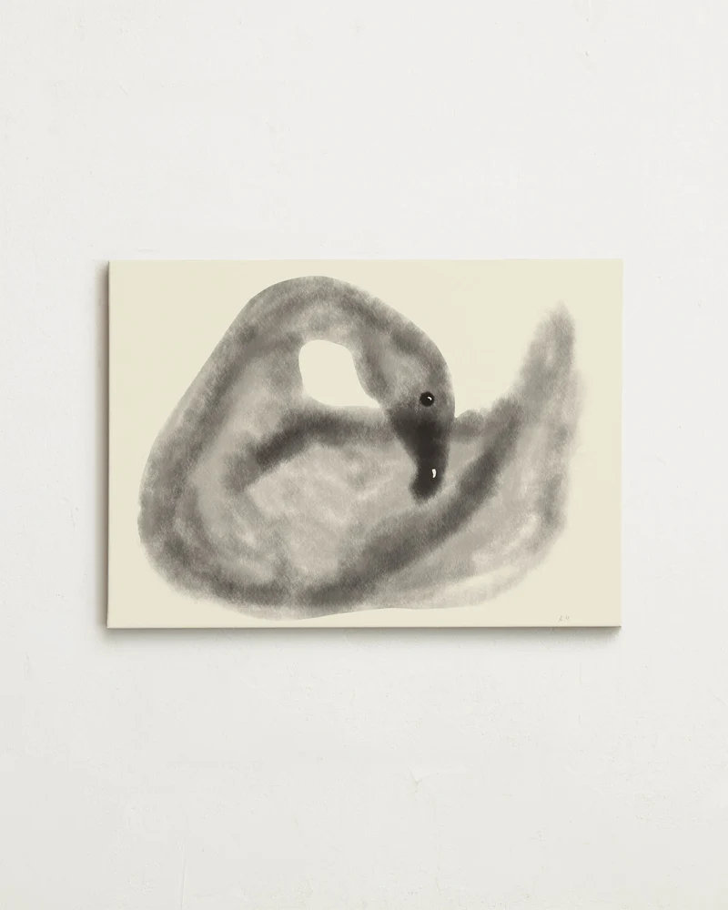 Canvas - Soft Swan
