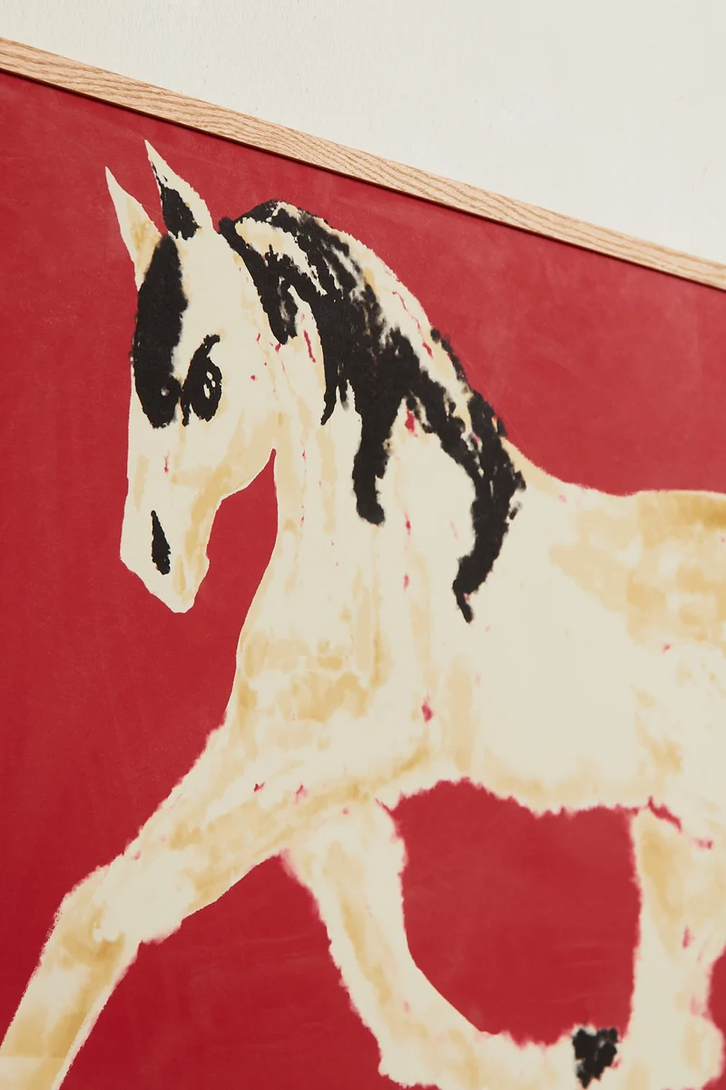 Trotting Pony - Tomato Red