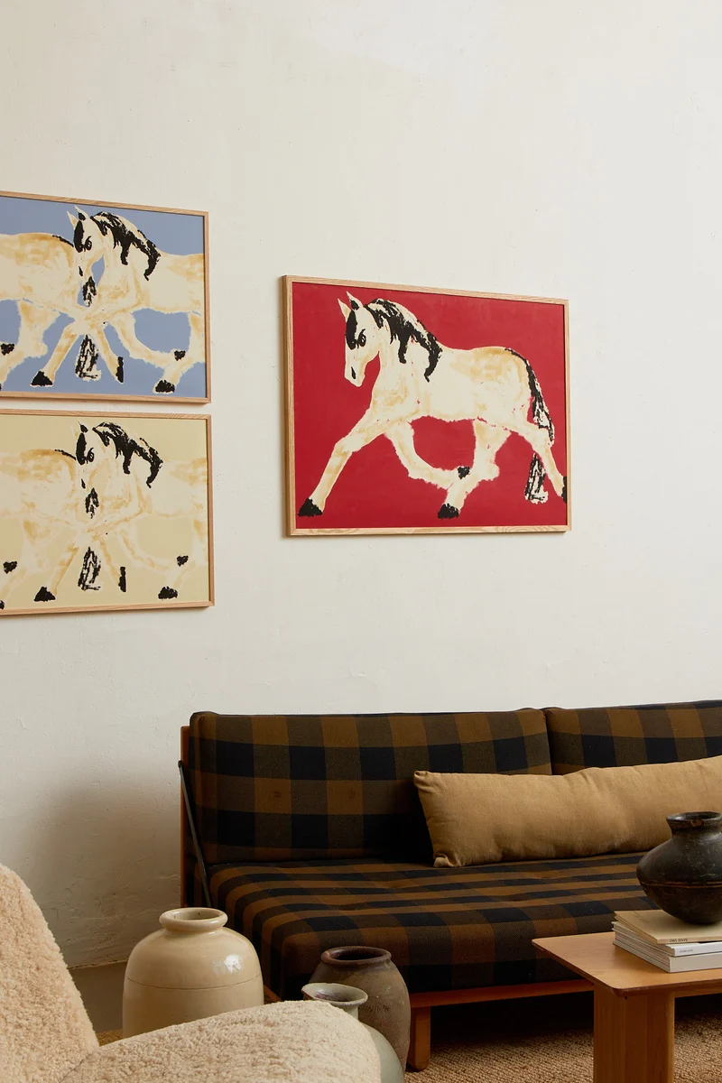 Trotting Pony - Tomato Red