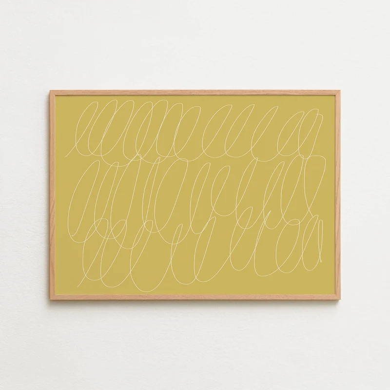 Sloppy Swirls Mustard