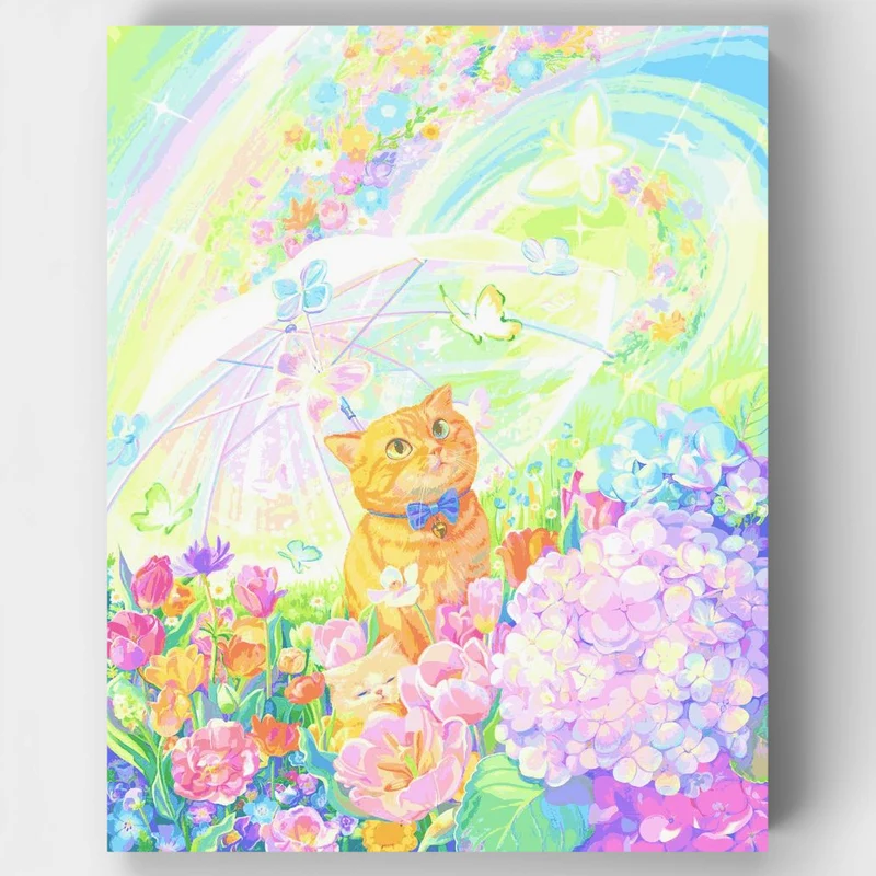 "The Blooming Shelter" Paint by Numbers Kit