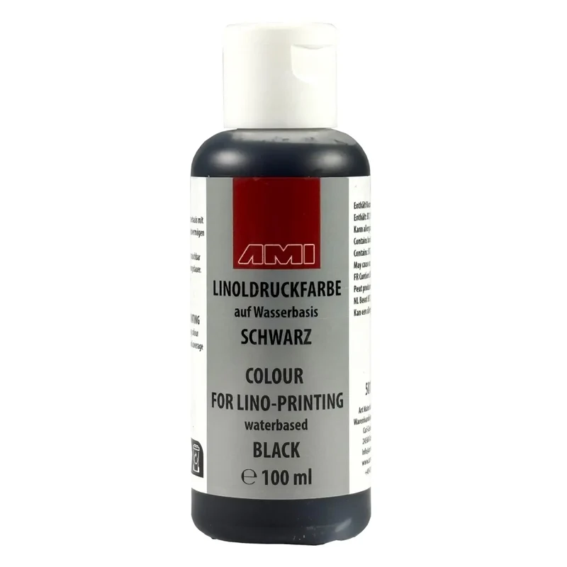 AMI Linoldruckfarbe (100ml) - schwarz