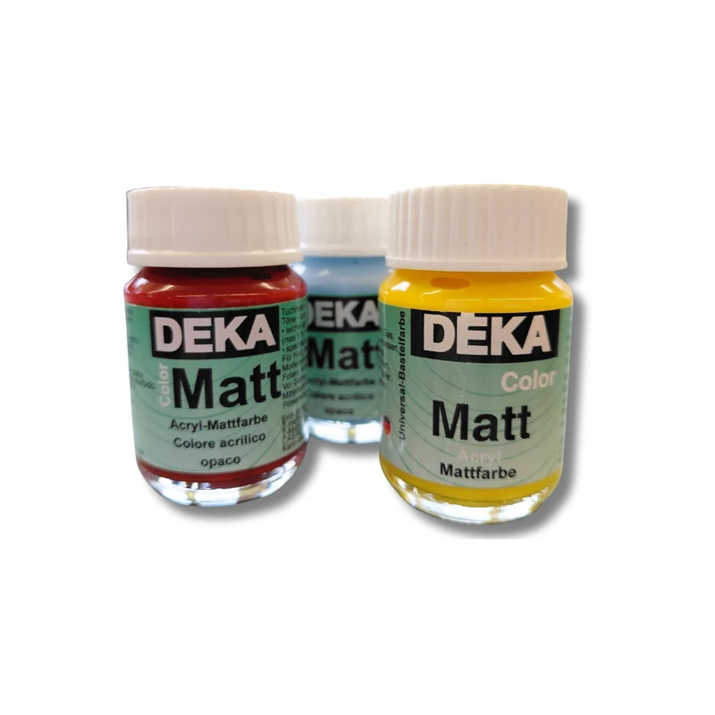 Deka | Color Matt Acrylfarbe matt 25 ml, für vielseitige Kreativprojekte
