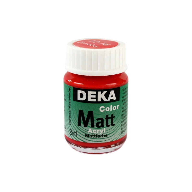 Deka | Color Matt Acrylfarbe matt 25 ml, für vielseitige Kreativprojekte