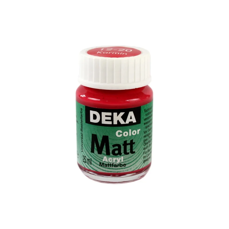 Deka | Color Matt Acrylfarbe matt 25 ml, für vielseitige Kreativprojekte