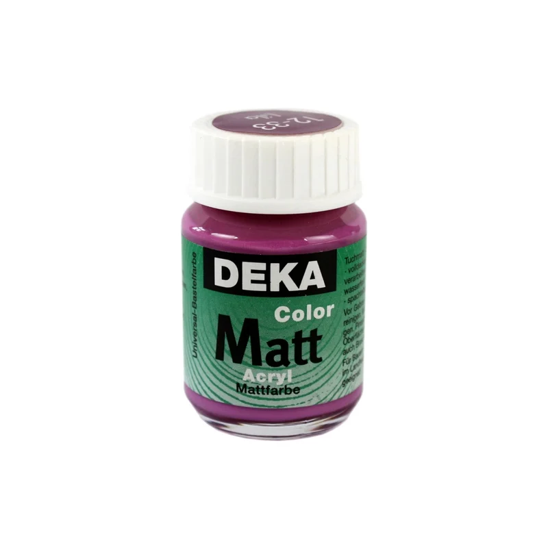 Deka | Color Matt Acrylfarbe matt 25 ml, für vielseitige Kreativprojekte
