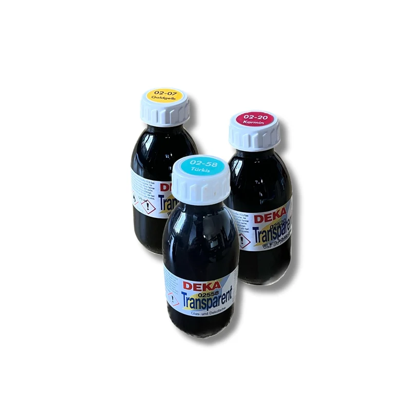 Deka | Transparent professionelle Glas- und Dekofarbe 125ml, auf Lösungsmittelbasis