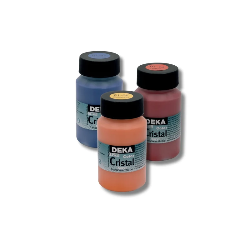 Deka | Color Cristal Acryl Transparentfarbe 125ml - Bastelfarbe auf Wasserbasis
