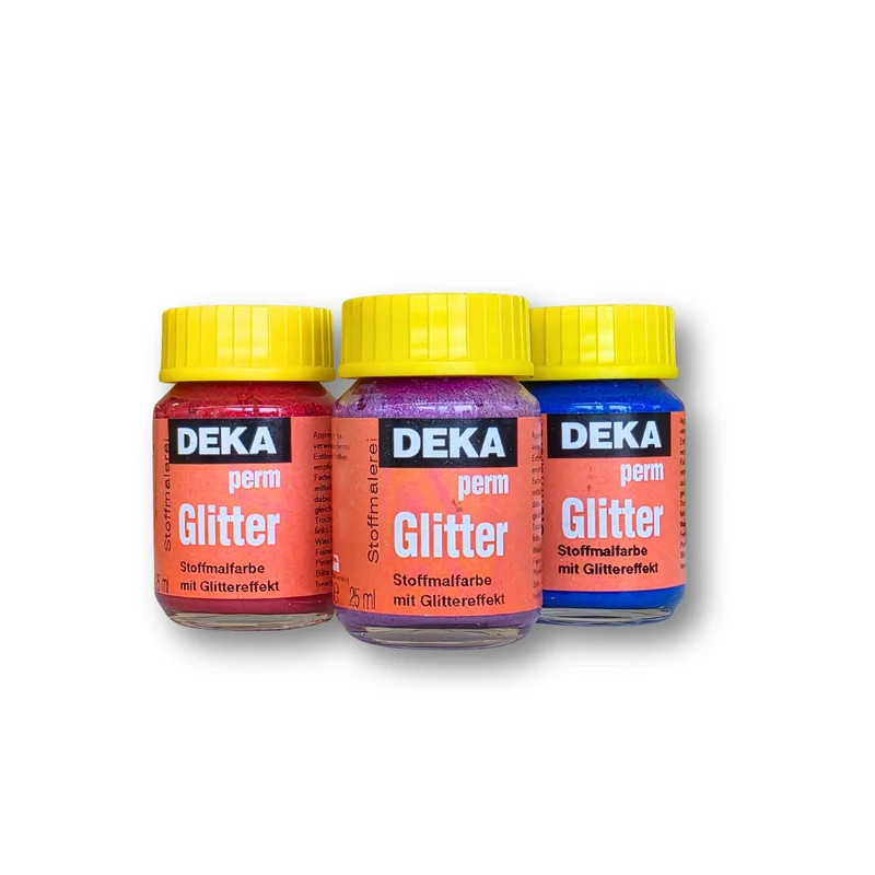 Deka | PermGlitter 25ml Glitternde Farben für Baumwollstoffe