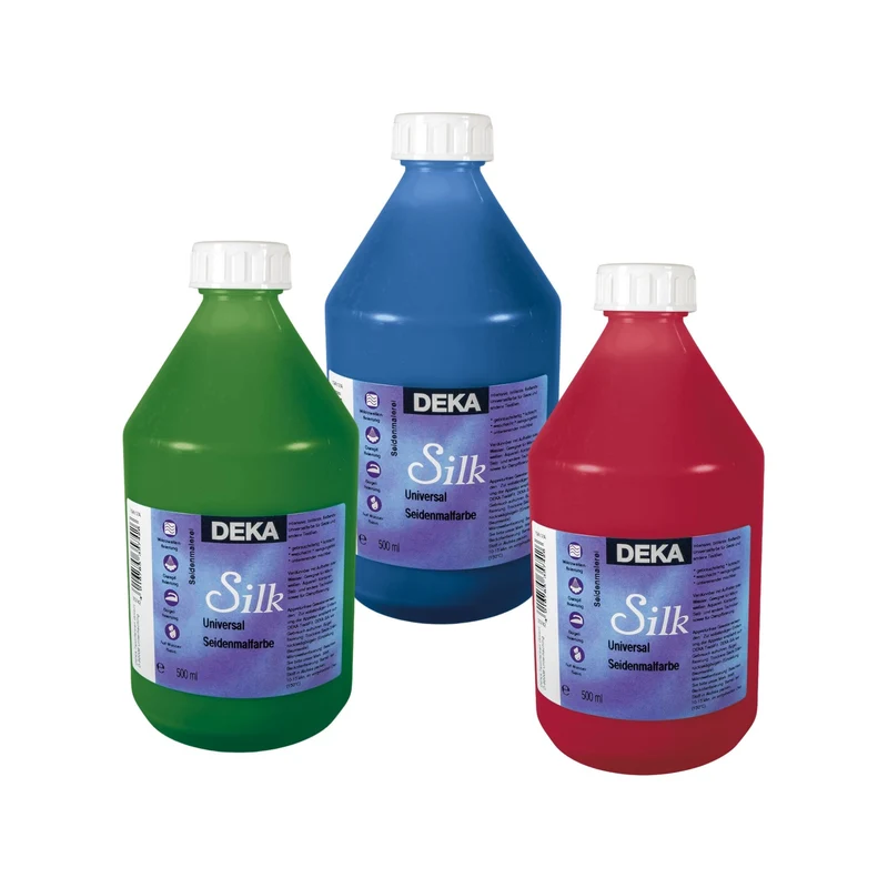 Deka | Silk Seidenmalfarben 500ml leuchtende Farben für Seidenmalerei