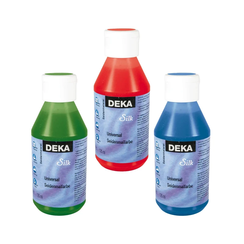 Deka | Silk Seidenmalfarben 125ml leuchtende Farben für Seidenmalerei