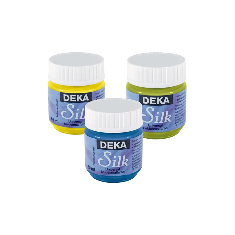 Deka | Silk Seidenmalfarben 50ml leuchtende Farben für Seidenmalerei