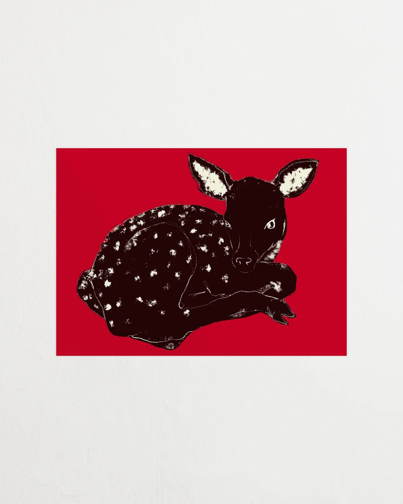 Baby Deer - Tomato Red