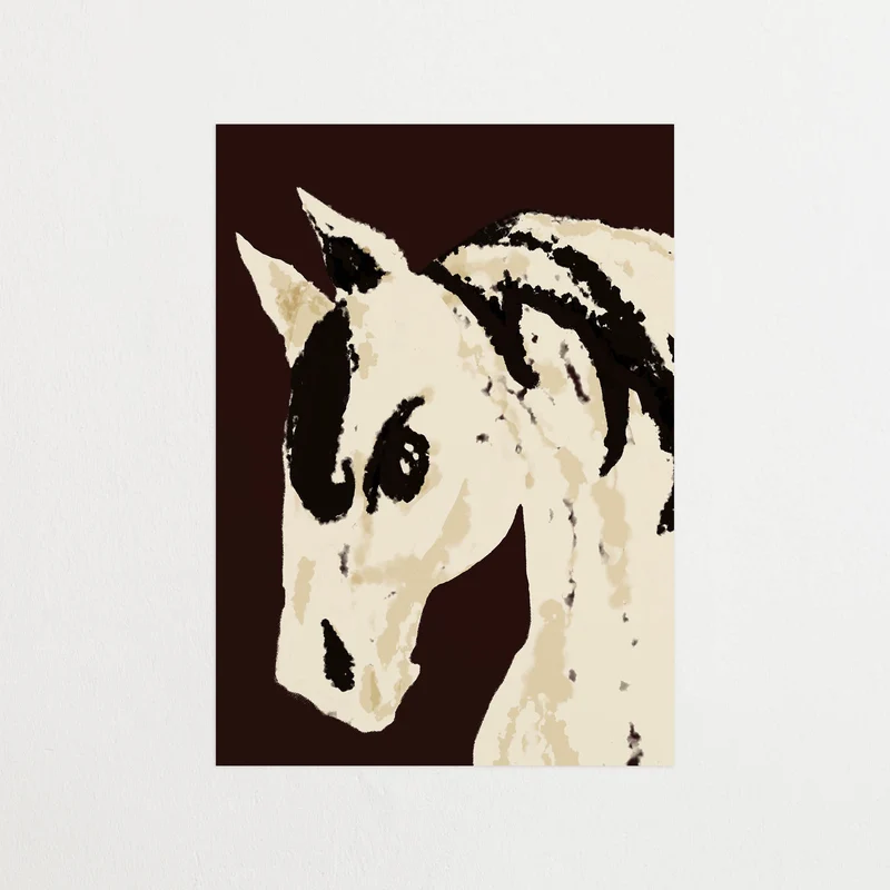 Pony Portrait - Espresso