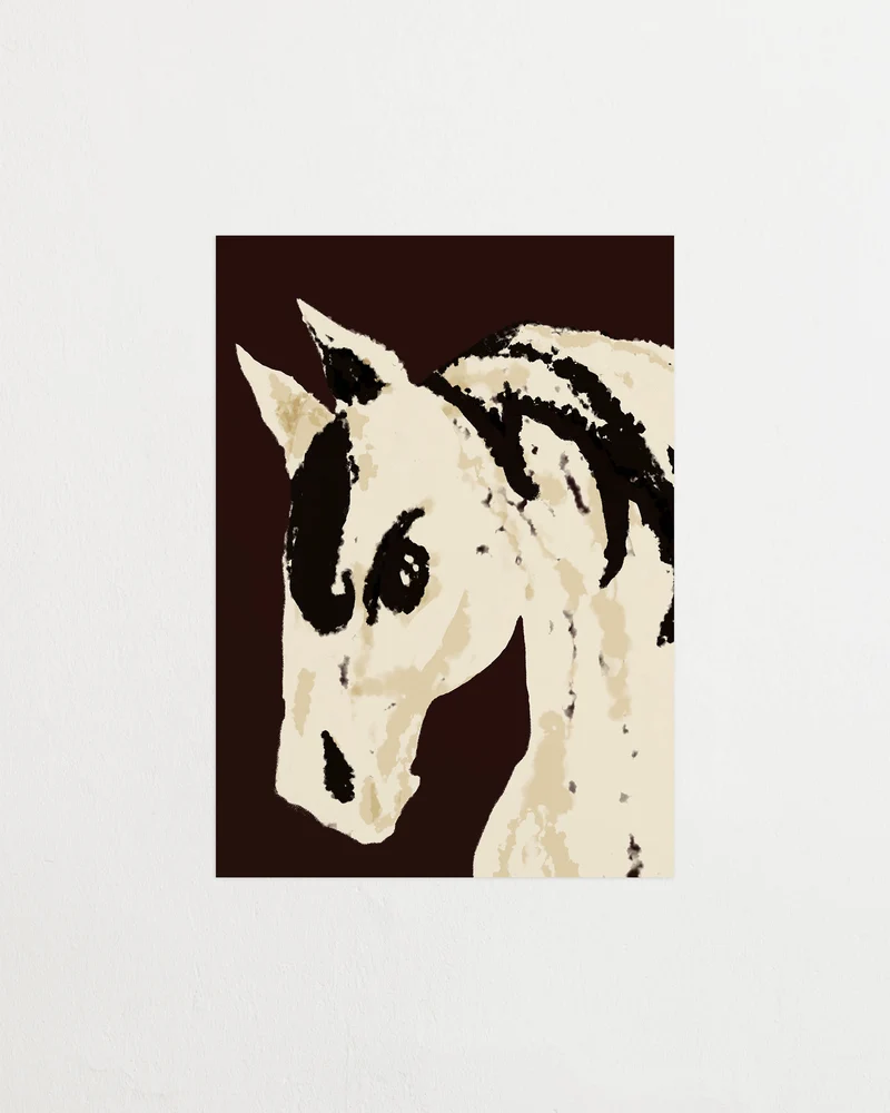Pony Portrait - Espresso