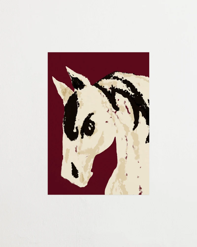 Pony Portrait - Rust