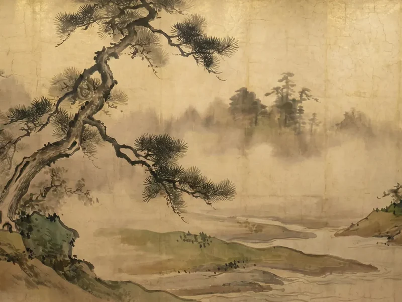 Diamond Painting Nebliges Tal Japan
