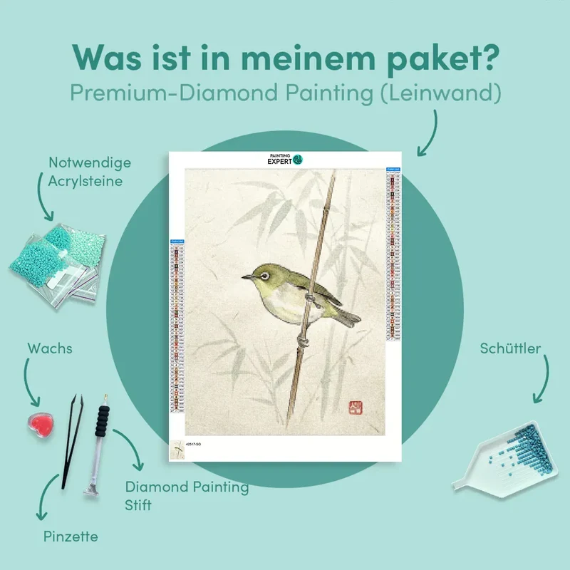 Diamond Painting Tim und Struppi am Weidenfluss Japan