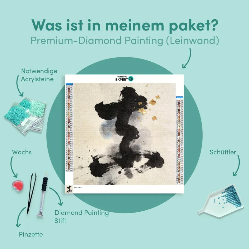 Diamond Painting Tanz aus Tinte Japan