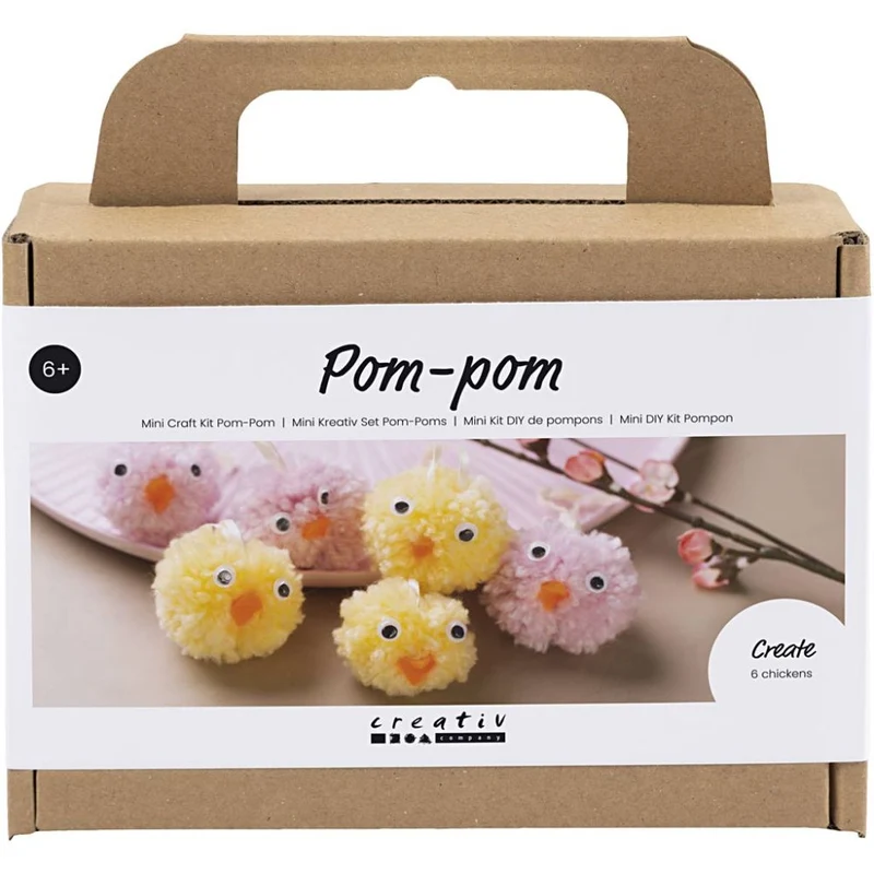 Mini Kreativ Set Pompons – Süße Küken selber basteln